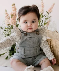 Jamie Kay Overalls + Rompers Dusted Olive Chase Cord Overalls