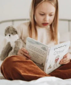 Slumberkins Otter Pebble Kin - Family Bonding Collection Books + Puzzles