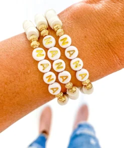 J+j Bracelets Nana White Bracelet