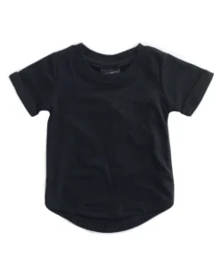 Little Bipsy Black Basic Tee Tops
