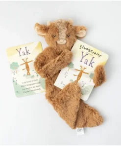 Slumberkins Books + Puzzles Yak Ginger Snuggler - Self Acceptance Collection