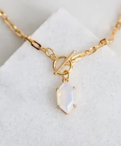 Mesa Blue Opalite Toggle Necklace