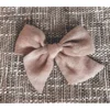 Mae + Skye Pink Crepe Oversized Pinwheel Hair Clip Headwear