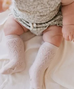 Jamie Kay Pillow Scallop Weave Knee High Socks