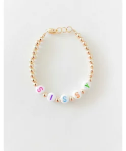Little Lunds Co Sissy Rainbow + Gold Bracelet
