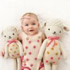 Cuddle And Kind Dolls + Plushies Lucy The Lamb Knit Handcrafted Little Doll