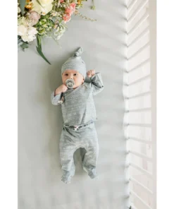 Mebie Baby Sage Alpine Organic Cotton Layette Set Preemie + Newborn