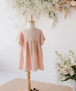 Jamie Kay Peach Whip Organic Cotton Muslin Chloe Dress Dresses