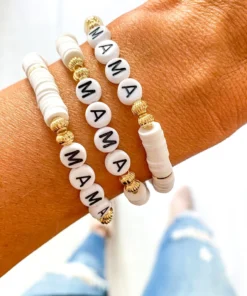 J+j Mama Black + White Bracelet Bracelets