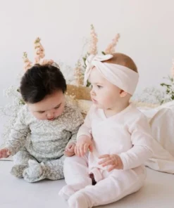 Jamie Kay Preemie + Newborn Rose Quartz Organic Pointelle Headband