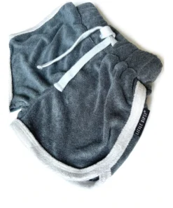 Little Bipsy Bottoms Slate Blue Terry Track Shorts