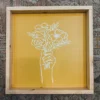 Emrose Decor Floral Bouquet Mustard Yellow Sign