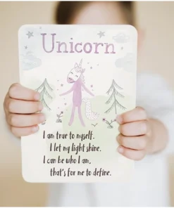 Slumberkins Unicorn Rose Snuggler - Authenticity Collection