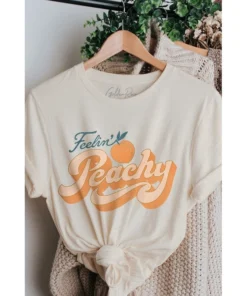 J+j Feelin’ Peachy Cream Tee Graphic Tees