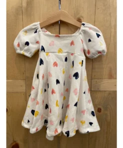 Lia + Lou Hearts Puff Sleeve Dress Dresses