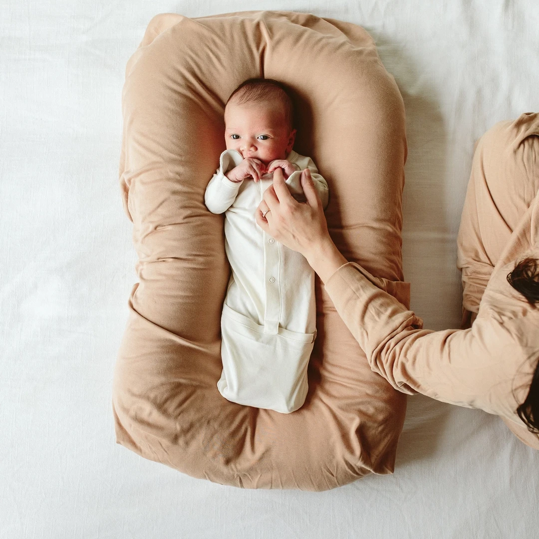 Goumi Kids Preemie + Newborn Cloud Bamboo Organic Gown 4 Goumi Kids Preemie + Newborn Cloud Bamboo Organic Gown