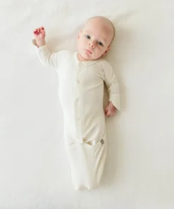 Goumi Kids Preemie + Newborn Cloud Bamboo Organic Gown 14 Goumi Kids Preemie + Newborn Cloud Bamboo Organic Gown