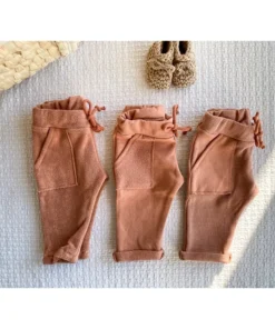 Evelina Apparel Dusty Terracotta French Terry Sweatpants