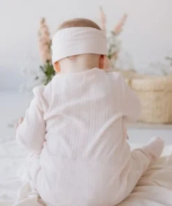 Jamie Kay Overalls + Rompers Rose Quartz Organic Cotton Pointelle Wrap Romper