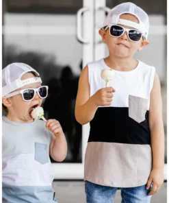Little Bipsy Sand Block Pocket Tank Top Tee Tops