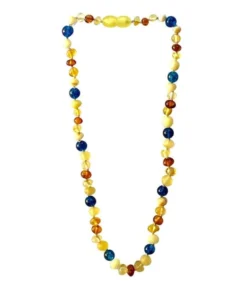 Sweet Tree Amber Amber + Blue Quartz 15" Jewelry