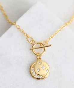 Mesa Blue Moon + Star Toggle Necklace