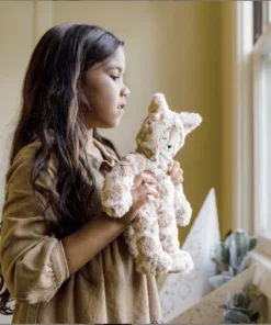 Slumberkins Spotted Beige Lynx Snuggler - Self Expression Collection Books + Puzzles 13 Slumberkins Spotted Beige Lynx Snuggler - Self Expression Collection Books + Puzzles