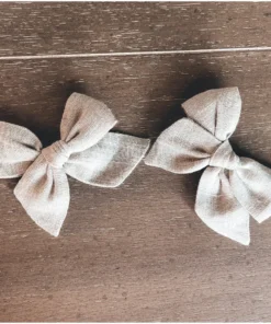 Mae + Skye Hazel Wood Mini Pinwheel Pigtail Hair Clips