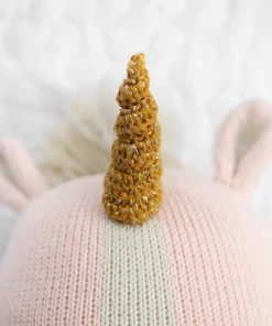 Cuddle And Kind Ella The Unicorn Knit Handcrafted Little Doll Dolls + Plushies