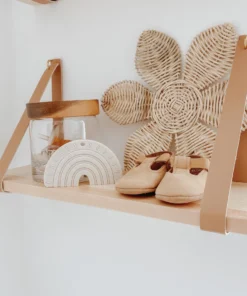 Pretty Please Teethers Wheat Rainbow + Rays Teether Toy