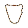 Sweet Tree Amber Jewelry Multicolor Amber Necklace 13"