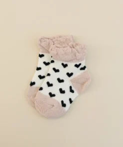 Olivia J Heart Ruffle Socks