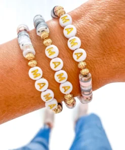 J+j Mama Pink + Gray Bracelet Bracelets