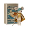 Maileg Super Hero Mouse Little Brother In A Matchbox Toy Dolls + Plushies