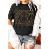 J+j Good Vibes Smiley Black Oversized Tee Graphic Tees