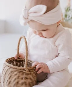 Jamie Kay Overalls + Rompers Rose Quartz Organic Cotton Pointelle Wrap Romper