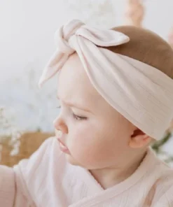 Jamie Kay Preemie + Newborn Rose Quartz Organic Pointelle Headband