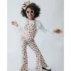 Bailey's Blossoms Flower Child Andi Jumper Pleated Bell Bottom Jumpsuit Overalls + Rompers