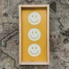 Emrose Decor Smiley Face Mustard Yellow Sign
