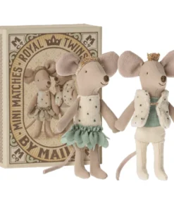 Maileg Royal Twins Little Sister And Brother In A Box Toy