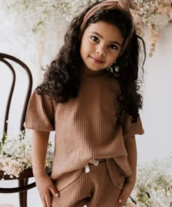 Jamie Kay Bottoms Light Russet Organic Cotton Waffle Shorts