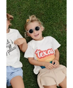 Morado Design Texas Bubble Repeat Natural Organic Tee