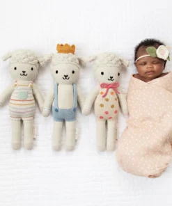 Cuddle And Kind Avery The Lamb Knit Handcrafted Regular Doll