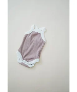 Orcas Lucille Bodysuits Taupe Mauve Tank Bodysuit