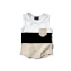 Little Bipsy Sand Block Pocket Tank Top Tee Tops