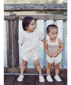 Orcas Lucille Bodysuits Taupe Mauve Tank Bodysuit