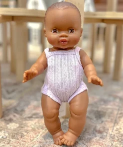 Lilac Ribbed Minikane Romper