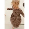 Lia + Lou Dresses Leopard Long Sleeve Dress