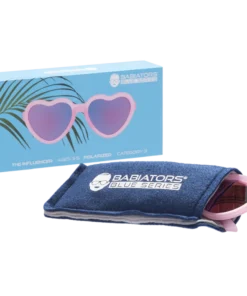 Babiators Headwear Influencer Pink Heart Polarized Sunglasses
