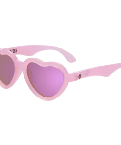 Babiators Headwear Influencer Pink Heart Polarized Sunglasses